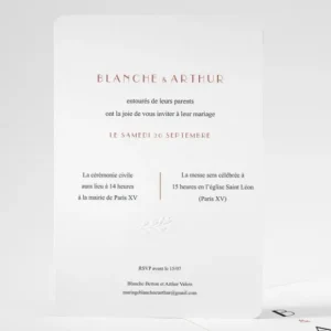 Faire-part de mariage Graphique et chic*Faire-part Elégant Sale