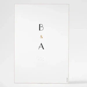 Faire-part de mariage Graphique et chic*Faire-part Elégant Sale