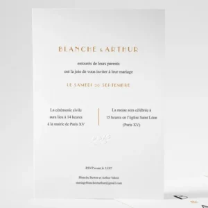 Faire-part de mariage Graphique et chic*Faire-part Elégant Sale
