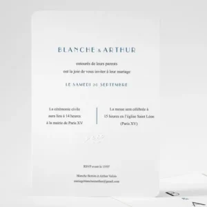 Faire-part de mariage Graphique et chic*Faire-part Elégant Sale