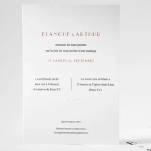Faire-part de mariage Graphique et chic*Faire-part Elégant Sale