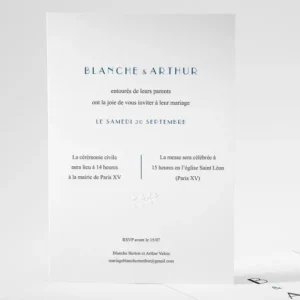 Faire-part de mariage Graphique et chic*Faire-part Elégant Sale