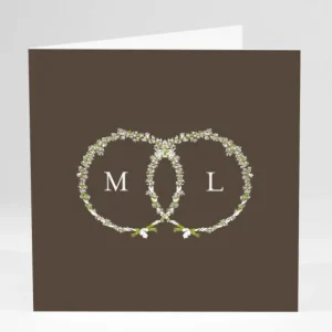 Faire-part de mariage Gypsophile*Faire-part Elégant New