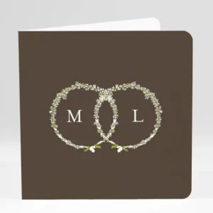 Faire-part de mariage Gypsophile*Faire-part Elégant New