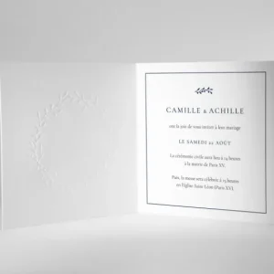 Faire-part de mariage Haute couture*Faire-part Elégant Best