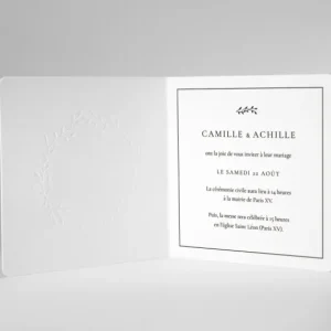Faire-part de mariage Haute couture*Faire-part Elégant Best