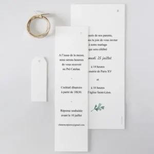 Faire-part de mariage Haute voltige*Faire-part Elégant Online