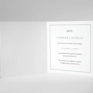 Faire-part de mariage Haute couture*Faire-part Elégant Best