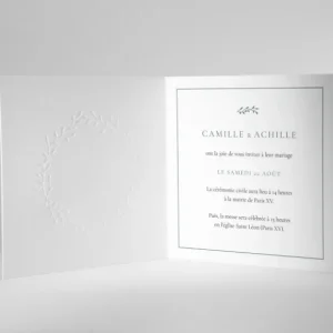 Faire-part de mariage Haute couture*Faire-part Elégant Best