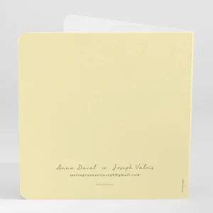 Faire-part de mariage Herbier romantique*Faire-part Elégant Discount