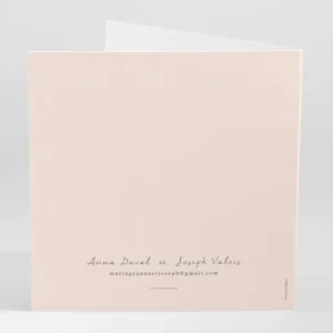 Faire-part de mariage Herbier romantique*Faire-part Elégant Discount
