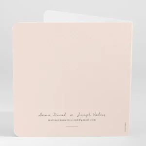 Faire-part de mariage Herbier romantique*Faire-part Elégant Discount
