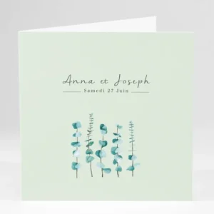 Faire-part de mariage Herbier romantique*Faire-part Elégant Discount