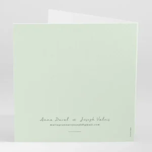 Faire-part de mariage Herbier romantique*Faire-part Elégant Discount