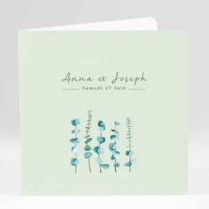 Faire-part de mariage Herbier romantique*Faire-part Elégant Discount