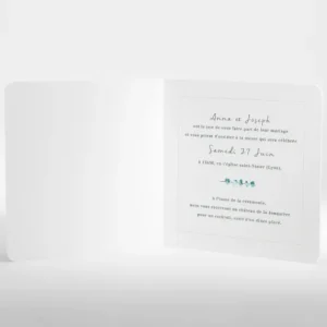 Faire-part de mariage Herbier romantique*Faire-part Elégant Discount