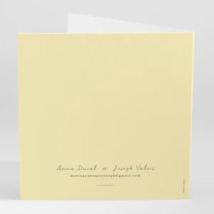 Faire-part de mariage Herbier romantique*Faire-part Elégant Discount