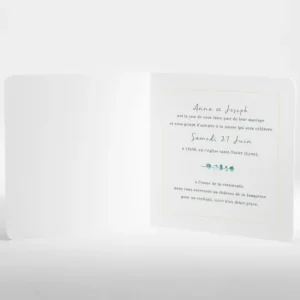 Faire-part de mariage Herbier romantique*Faire-part Elégant Discount