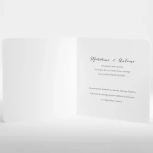 Faire-part de mariage Ile de Re*Faire-part Elégant Online