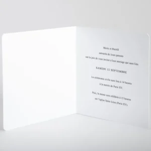 Faire-part de mariage Initiales etoilees*Faire-part Elégant Sale