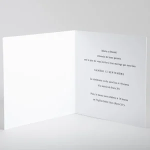 Faire-part de mariage Initiales etoilees*Faire-part Elégant Sale
