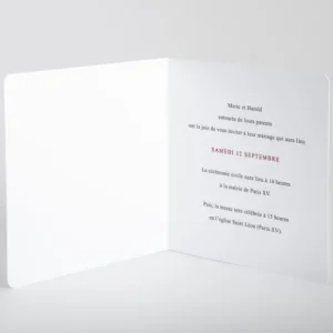 Faire-part de mariage Initiales etoilees*Faire-part Elégant Sale