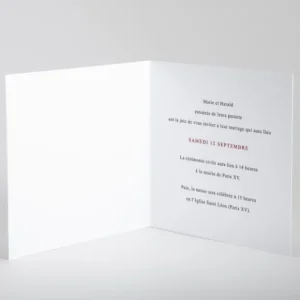 Faire-part de mariage Initiales etoilees*Faire-part Elégant Sale