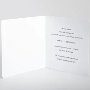 Faire-part de mariage Initiales etoilees*Faire-part Elégant Sale