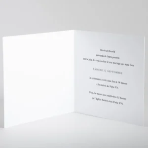 Faire-part de mariage Initiales etoilees*Faire-part Elégant Sale
