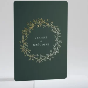 Faire-part de mariage Jardin anglais*Faire-part Elégant Best