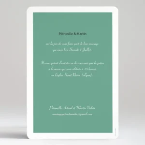 Faire-part de mariage Jardin tropical*Faire-part Elégant Hot