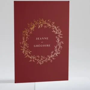 Faire-part de mariage Jardin anglais*Faire-part Elégant Best