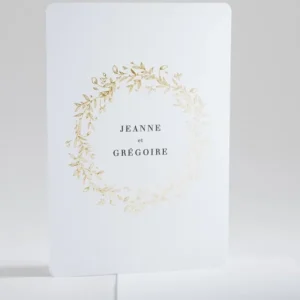 Faire-part de mariage Jardin anglais*Faire-part Elégant Best