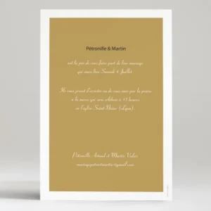 Faire-part de mariage Jardin tropical*Faire-part Elégant Hot