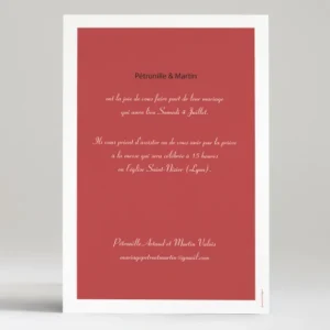 Faire-part de mariage Jardin tropical*Faire-part Elégant Hot