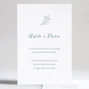 Faire-part de mariage Jolie fleur*Faire-part Elégant Outlet