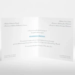 Faire-part de mariage Jolies tomettes*Faire-part Elégant Discount