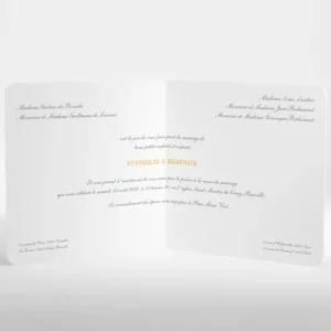 Faire-part de mariage Jolies tomettes*Faire-part Elégant Discount