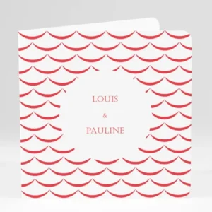 Faire-part de mariage Joli sourire*Faire-part Elégant Discount