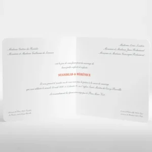 Faire-part de mariage Jolies tomettes*Faire-part Elégant Discount