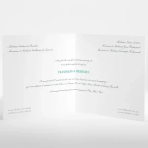 Faire-part de mariage Jolies tomettes*Faire-part Elégant Discount