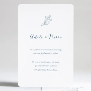 Faire-part de mariage Jolie fleur*Faire-part Elégant Outlet