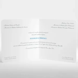 Faire-part de mariage Jolies tomettes*Faire-part Elégant Discount