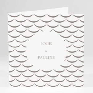 Faire-part de mariage Joli sourire*Faire-part Elégant Discount
