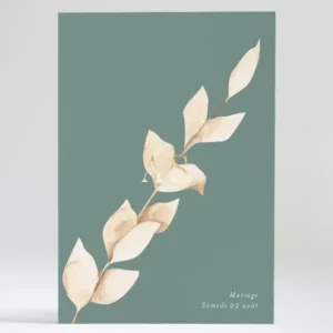 Faire-part de mariage Joli brin*Faire-part Elégant New