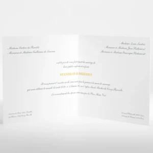 Faire-part de mariage Jolies tomettes*Faire-part Elégant Discount