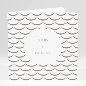Faire-part de mariage Joli sourire*Faire-part Elégant Discount