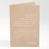 Faire-part de mariage Kraft classique*Faire-part Elégant Online