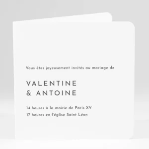 Faire-part de mariage L'Amour suffit*Faire-part Elégant Discount