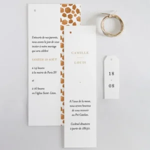 Faire-part de mariage Leopard*Faire-part Elégant Clearance